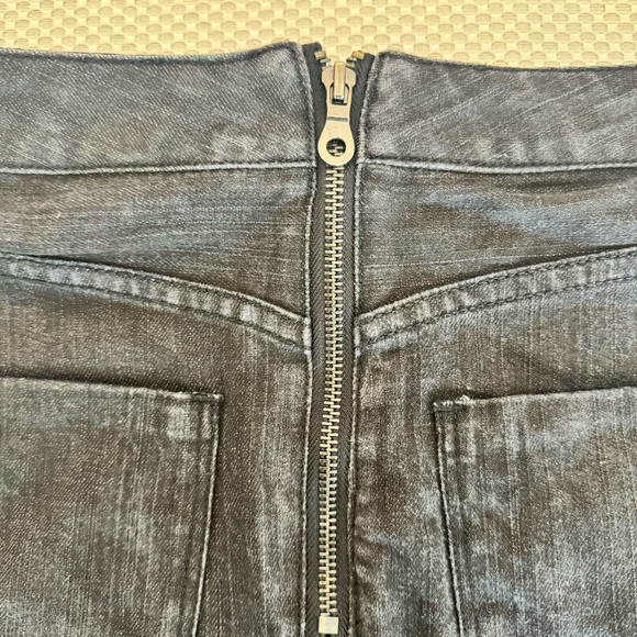 Obey Propaganda Black Denim Mini Skirt E-1 - Picture 5 of 10